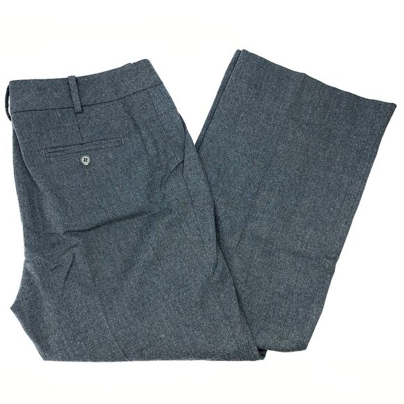 Talbots Petites Gray Wool Heritage Mid-Rise Dress Pants Sz 8P - Picture 3 of 13